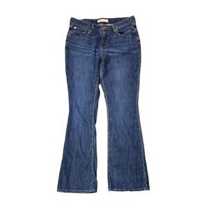 Levi Strauss Signature Women's Size 12L Mid-Rise Bootcut Blue Jeans